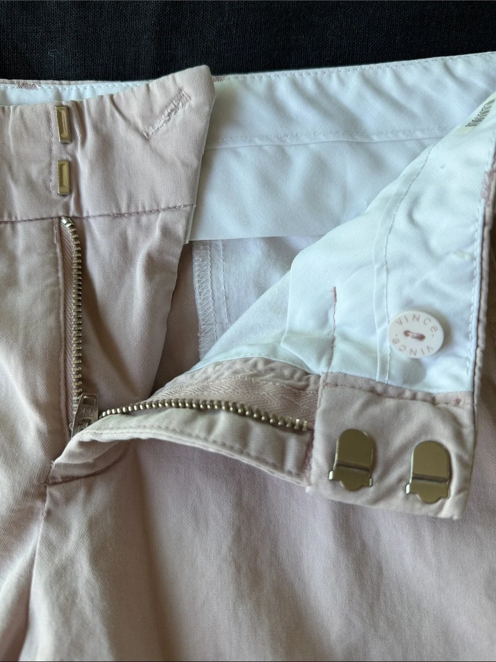 Vince Rose Cotton Bermuda Shorts Size 2 - Picture 5 of 9